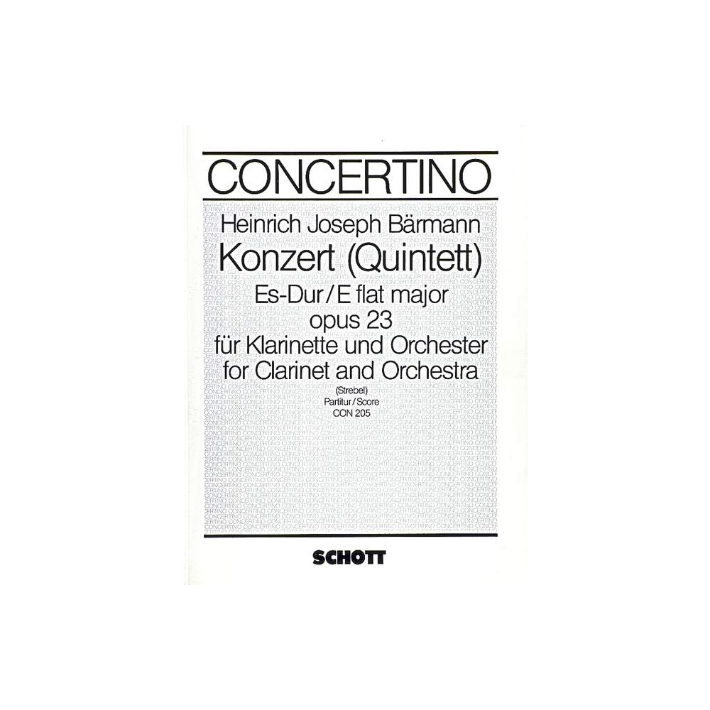 Baermann, Heinrich Joseph - Concerto (Quintett) Eb major op. 23 