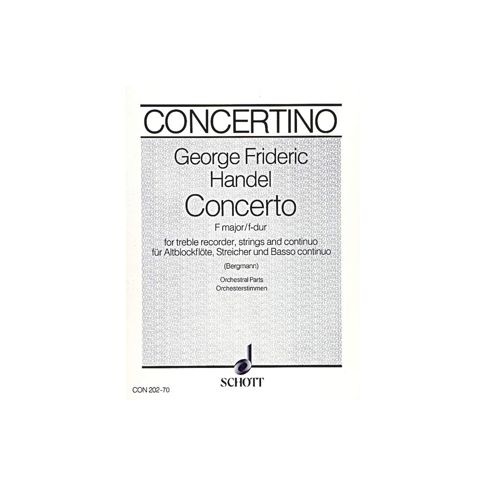 Handel, George Frideric - Concerto F Major 