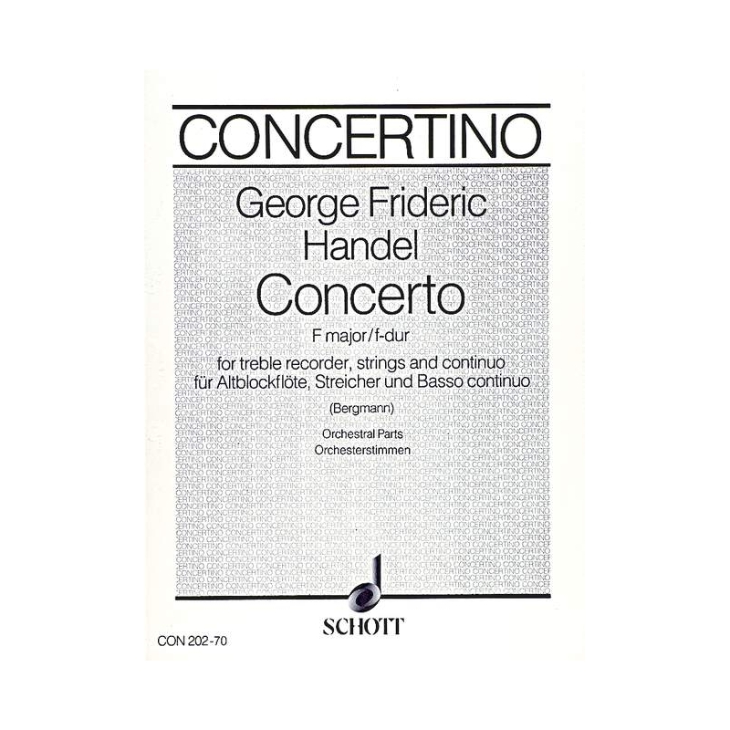 Handel, George Frideric - Concerto F Major 