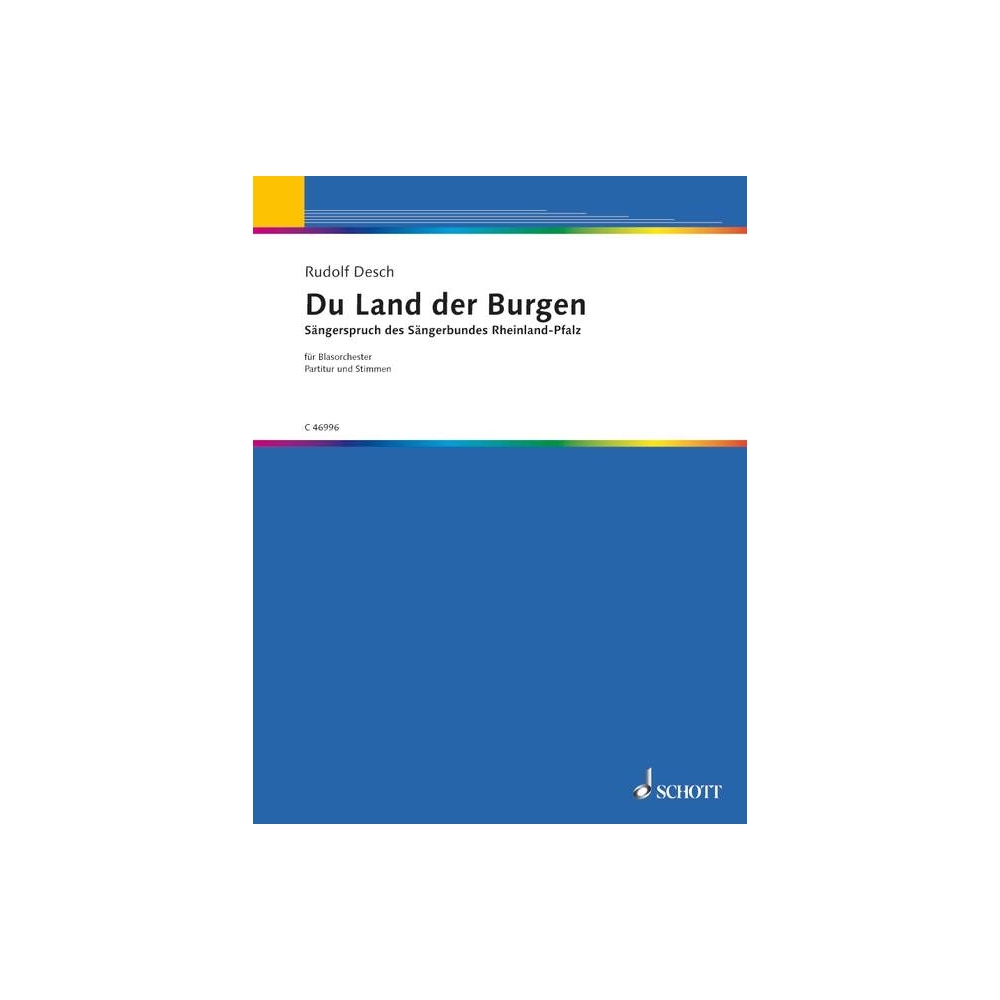 Desch, Rudolf - Sängerspruch des SB Rheinland-Pfalz / Begrüßung der Sänger 