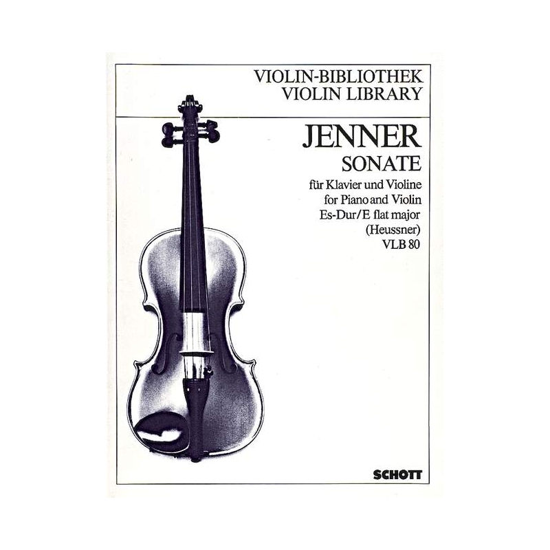 Jenner, Cornelius Uwe Gustav - Sonata in Eb Major