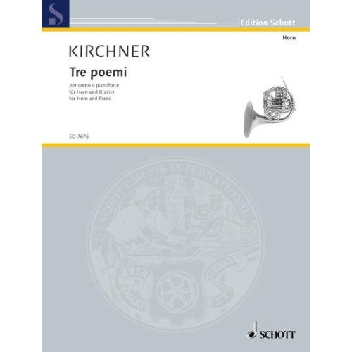 Kirchner, Volker David - Tre poemi