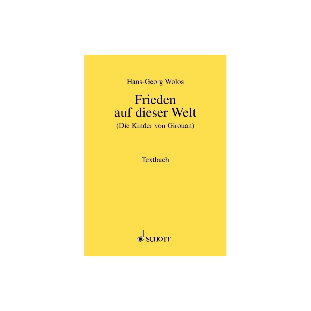 Wolos, Hans-Georg - Frieden auf dieser Welt 