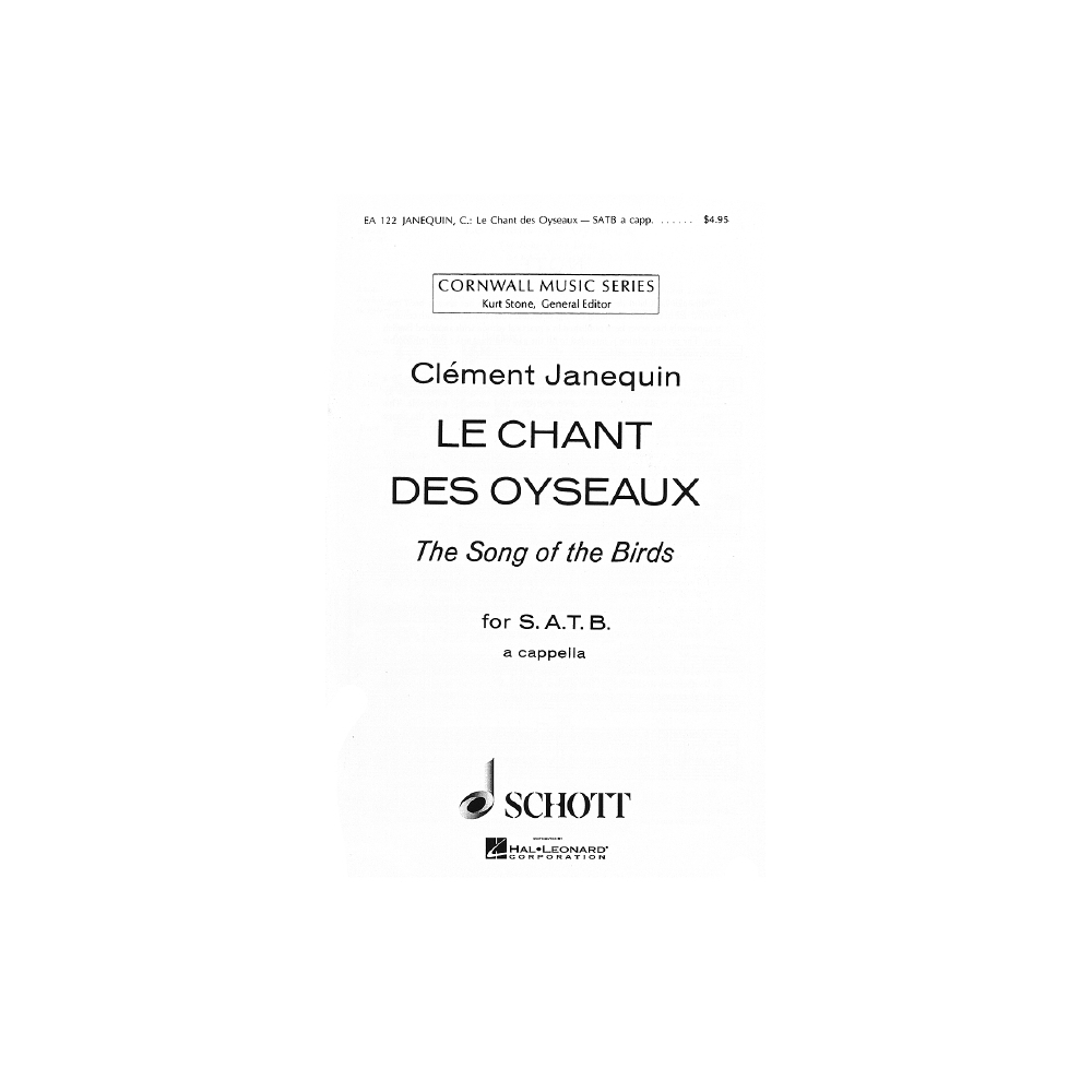 Janequin, Clément - Le Chant des Oyseaux 