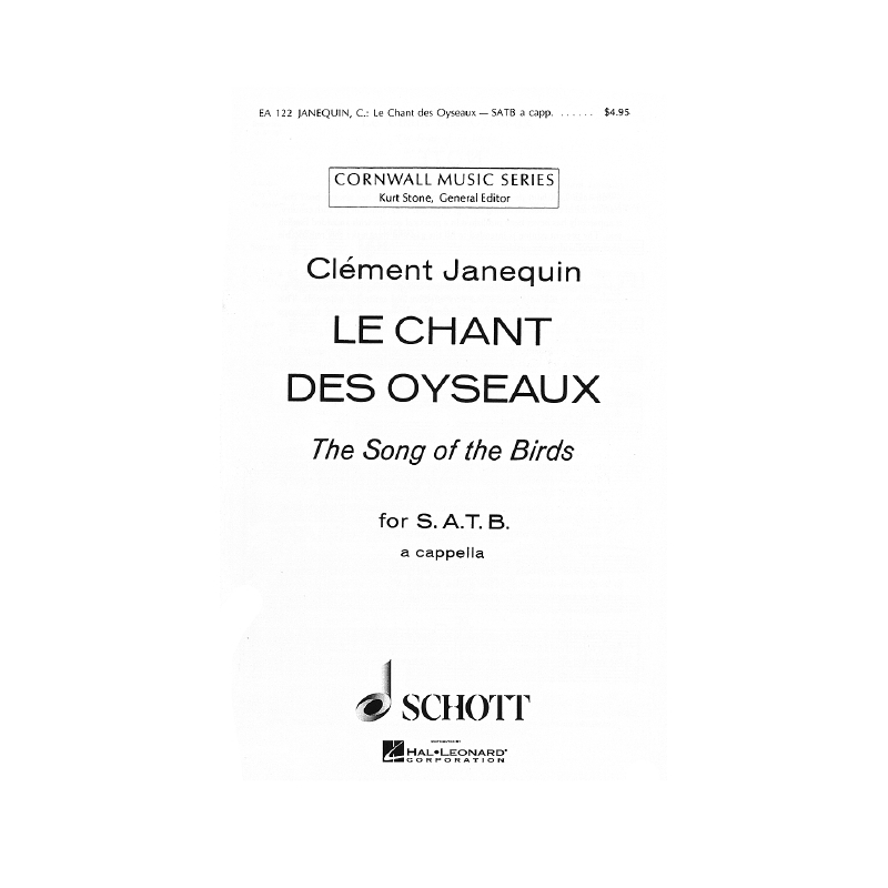 Janequin, Clément - Le Chant des Oyseaux