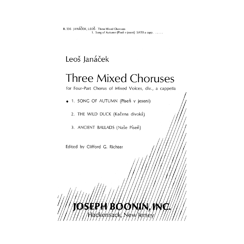 Janá?ek, Leoš - 3 Mixed Choruses