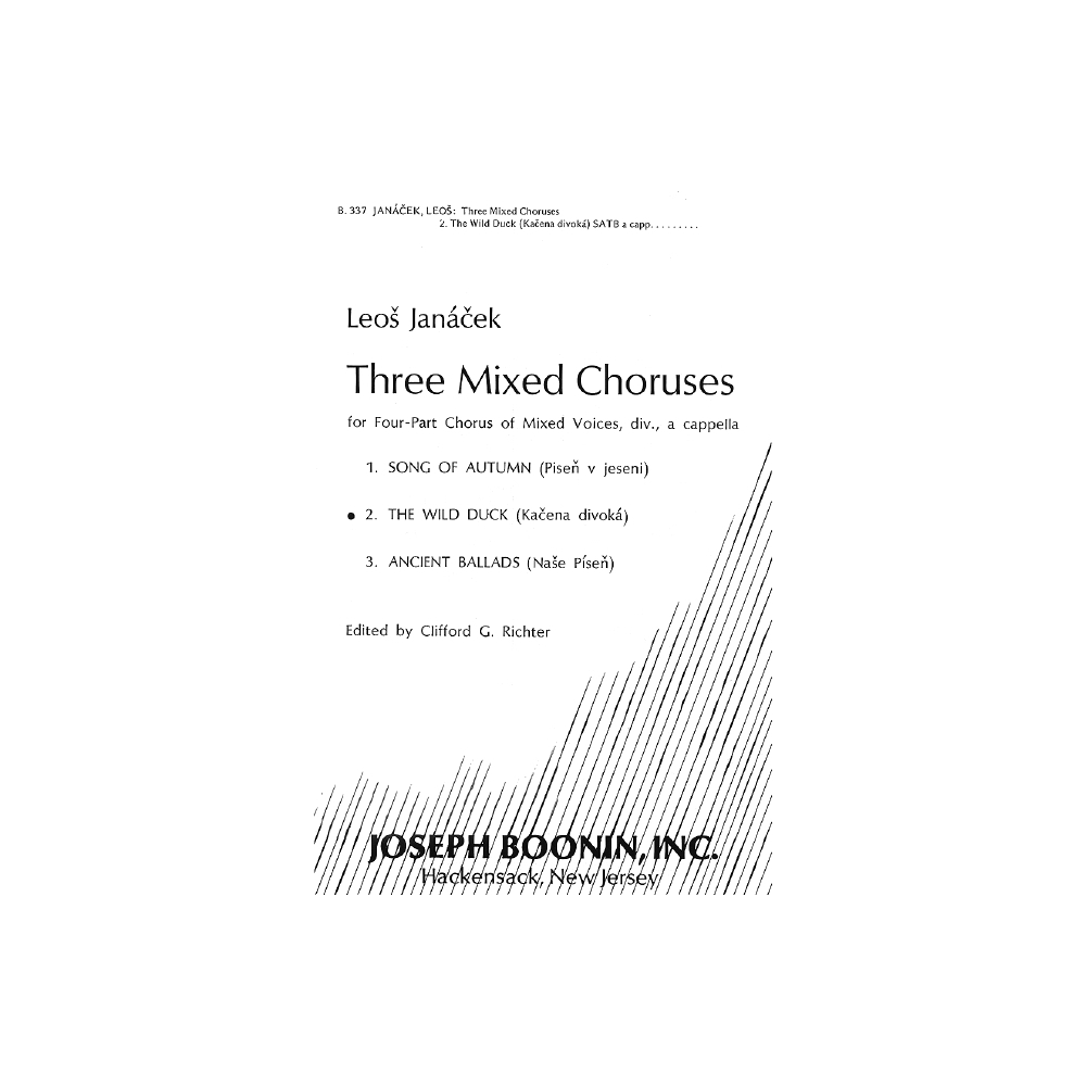 Janá?ek, Leoš - 3 Mixed Choruses 