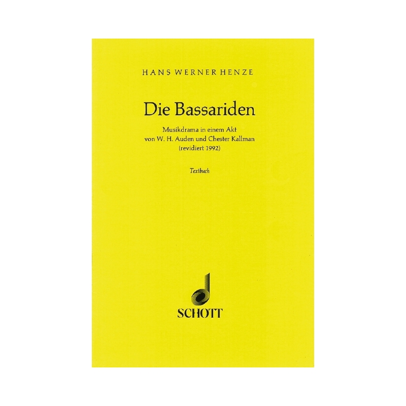 Henze, Hans Werner - The Bassarids 