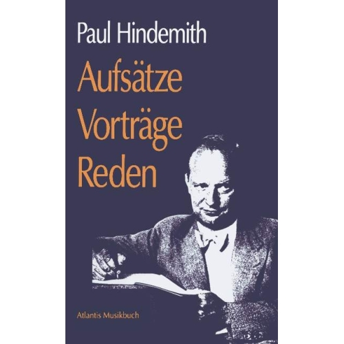 Hindemith, Paul - Aufsätze...