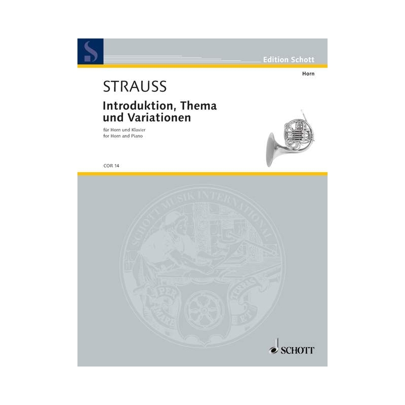 Strauss, Richard - Introduction, Theme and Variations o. Op. AV. 52 