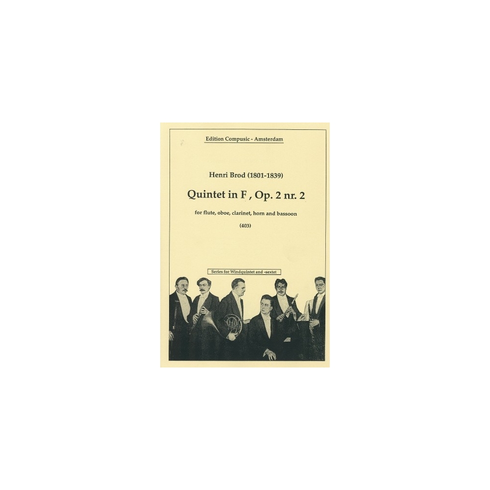 Brod, H. - Quintet In F