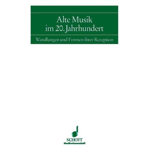 Alte Musik im 20....