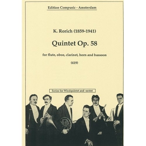 Quintet  Op. 58 - K Rorich