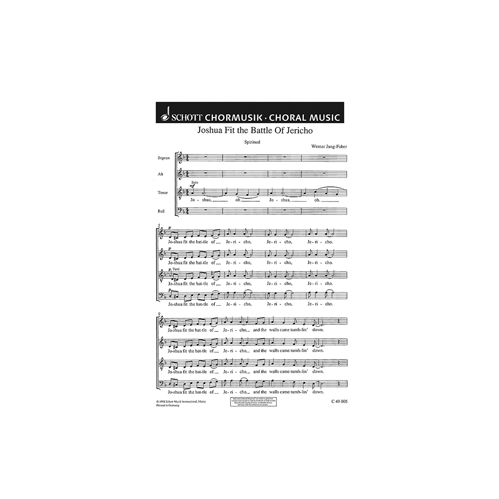 Jung-Faber, Werner - Spirituals 