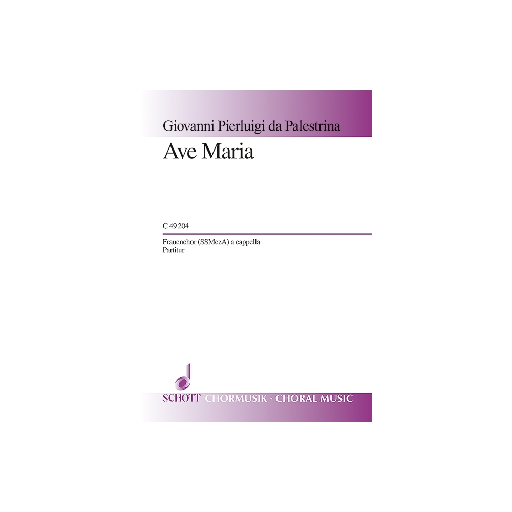 Palestrina, Giovanni Pierluigi da - Ave Maria 