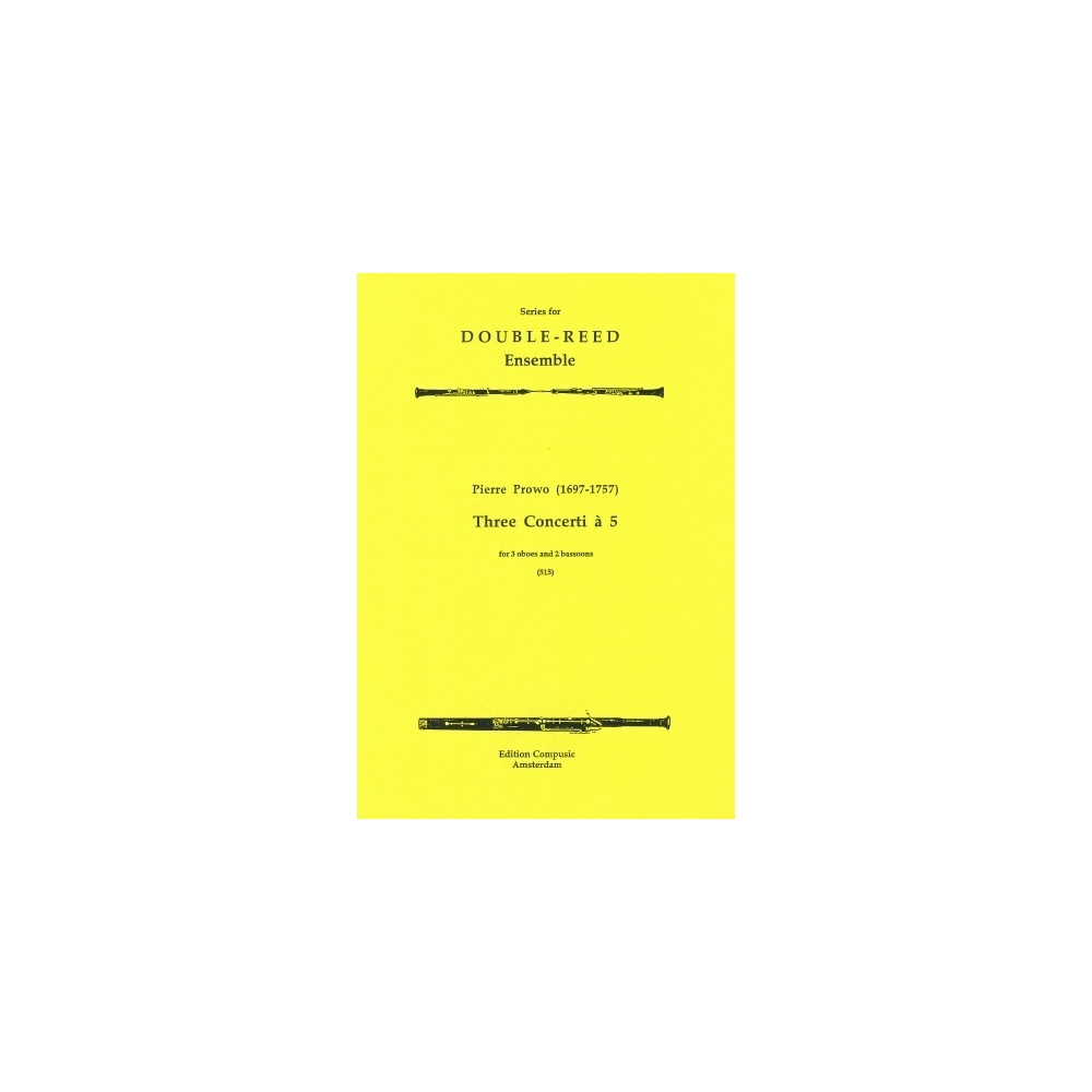 Prowo, Pierre - 3 Concerti a 5