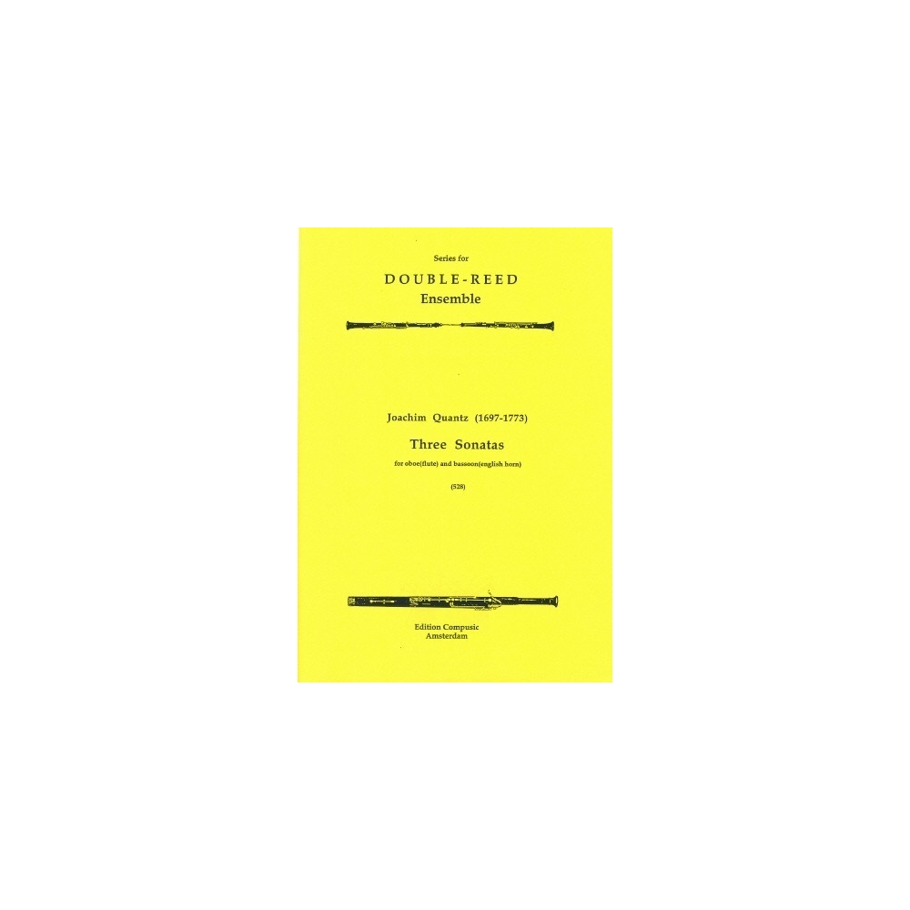Quantz, Johann Joachim - 3 Sonatas