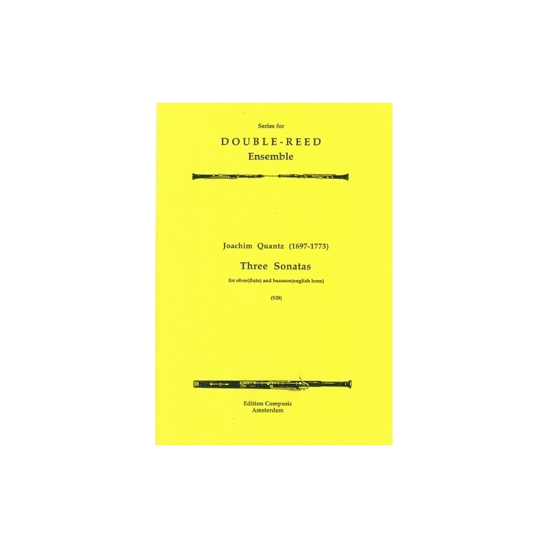 Quantz, Johann Joachim - 3 Sonatas