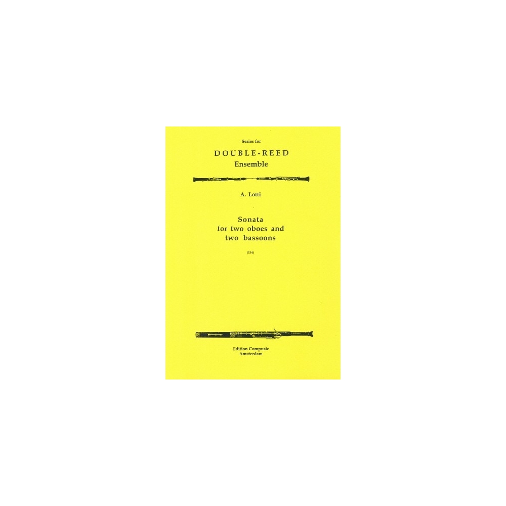 Lotti, Antonio - Sonata for 2 Oboes And 2 Bassoons