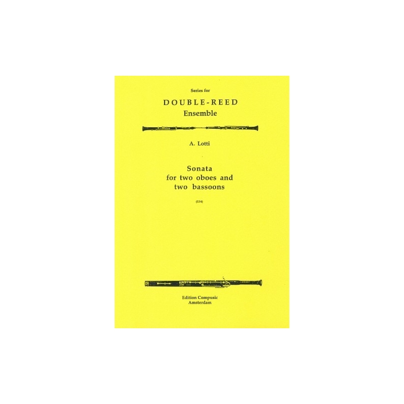 Lotti, Antonio - Sonata for 2 Oboes And 2 Bassoons
