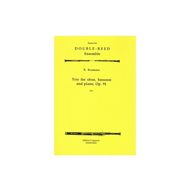 Koumans, Rudolf - Trio For Oboe, Bassoon And Piano