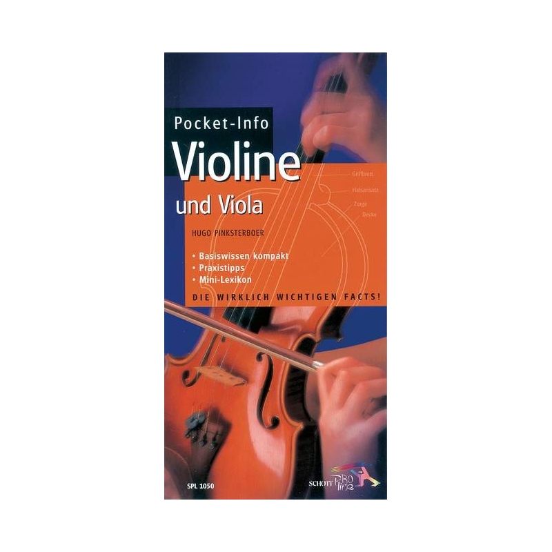Pinksterboer, Hugo - Pocket-Info Violin and Viola 