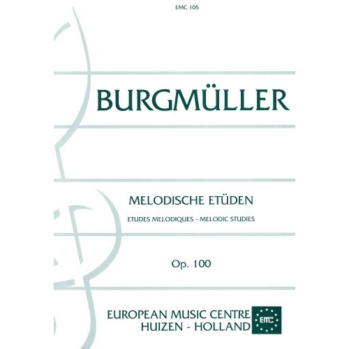 25 Melodische Etuden (Melodic Studies), Op.100 - Johann Friedrich Burgmüller