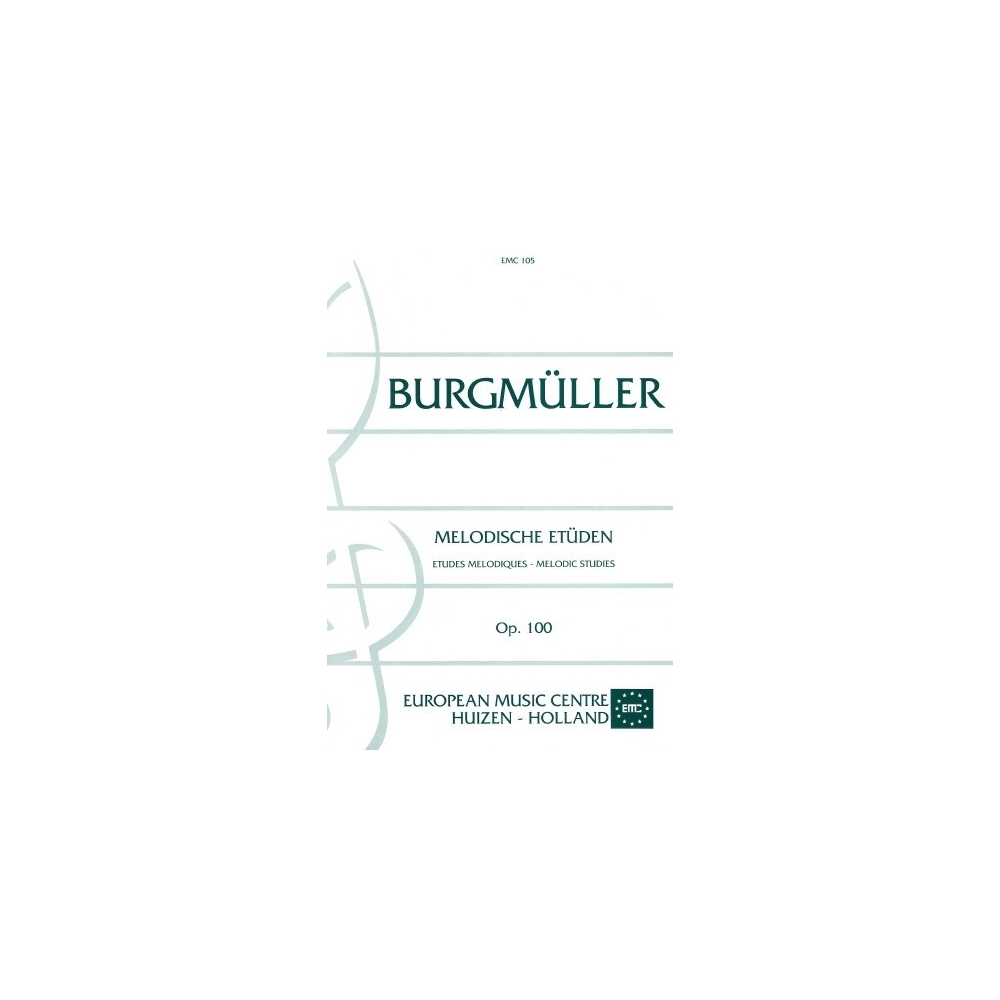 25 Melodische Etuden (Melodic Studies), Op.100 - Johann Friedrich Burgmüller