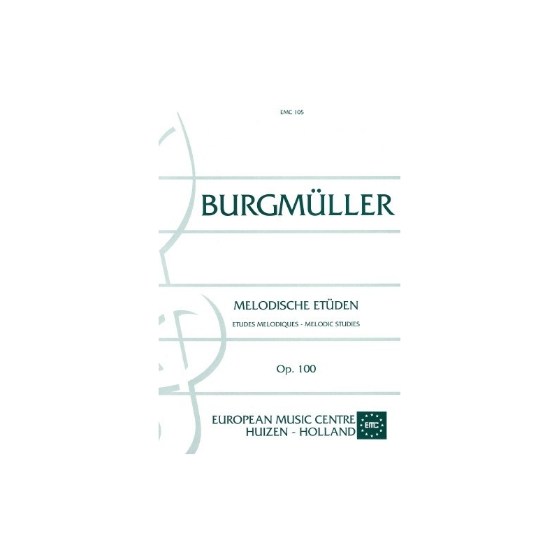 25 Melodische Etuden (Melodic Studies), Op.100 - Johann Friedrich Burgmüller