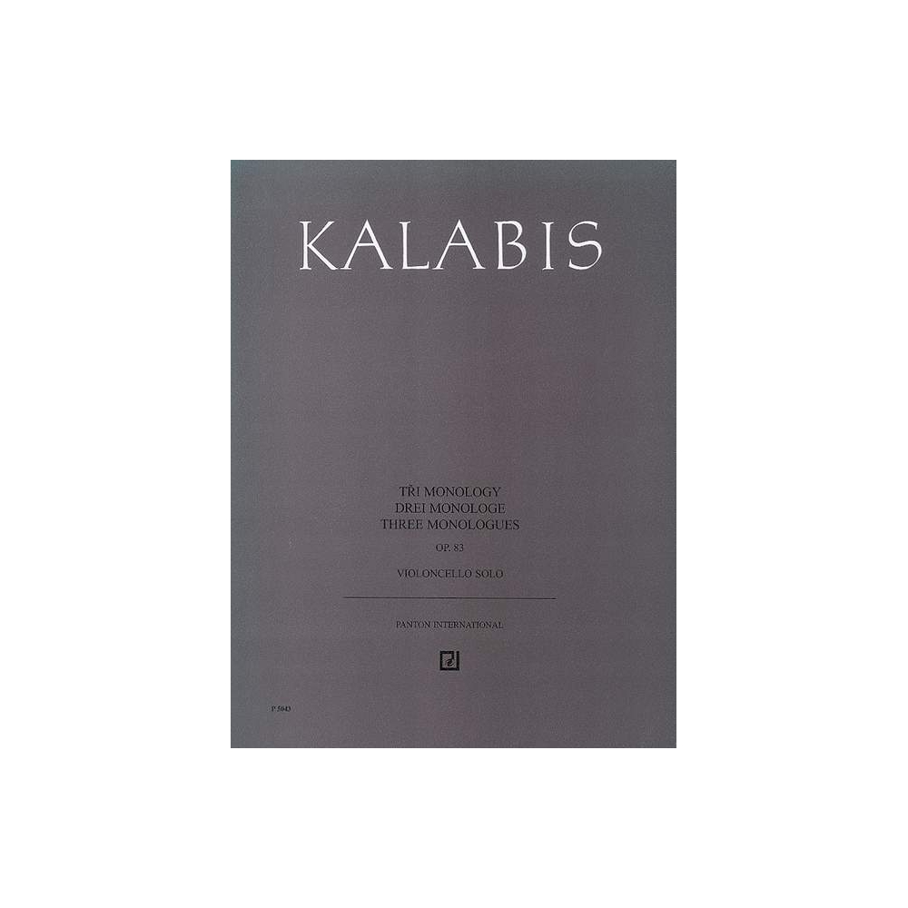 Kalabis, Viktor - Three Monologues 