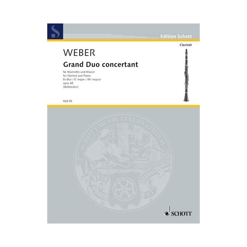 Weber, Carl Maria von - Grand Duo concertant Eb major op. 48 JV 204, WeV P.12