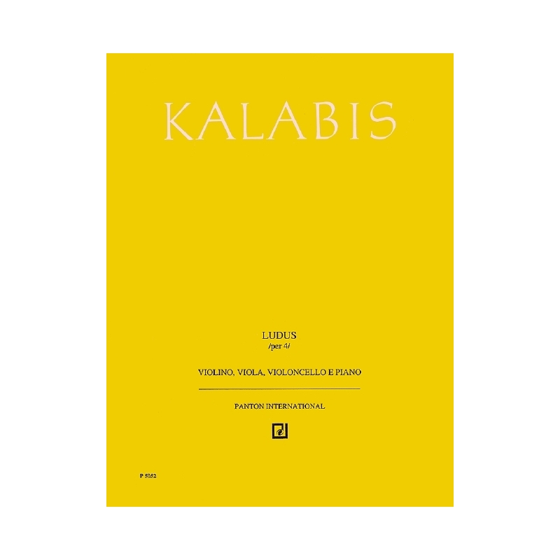 Kalabis, Viktor - Ludus op. 82 