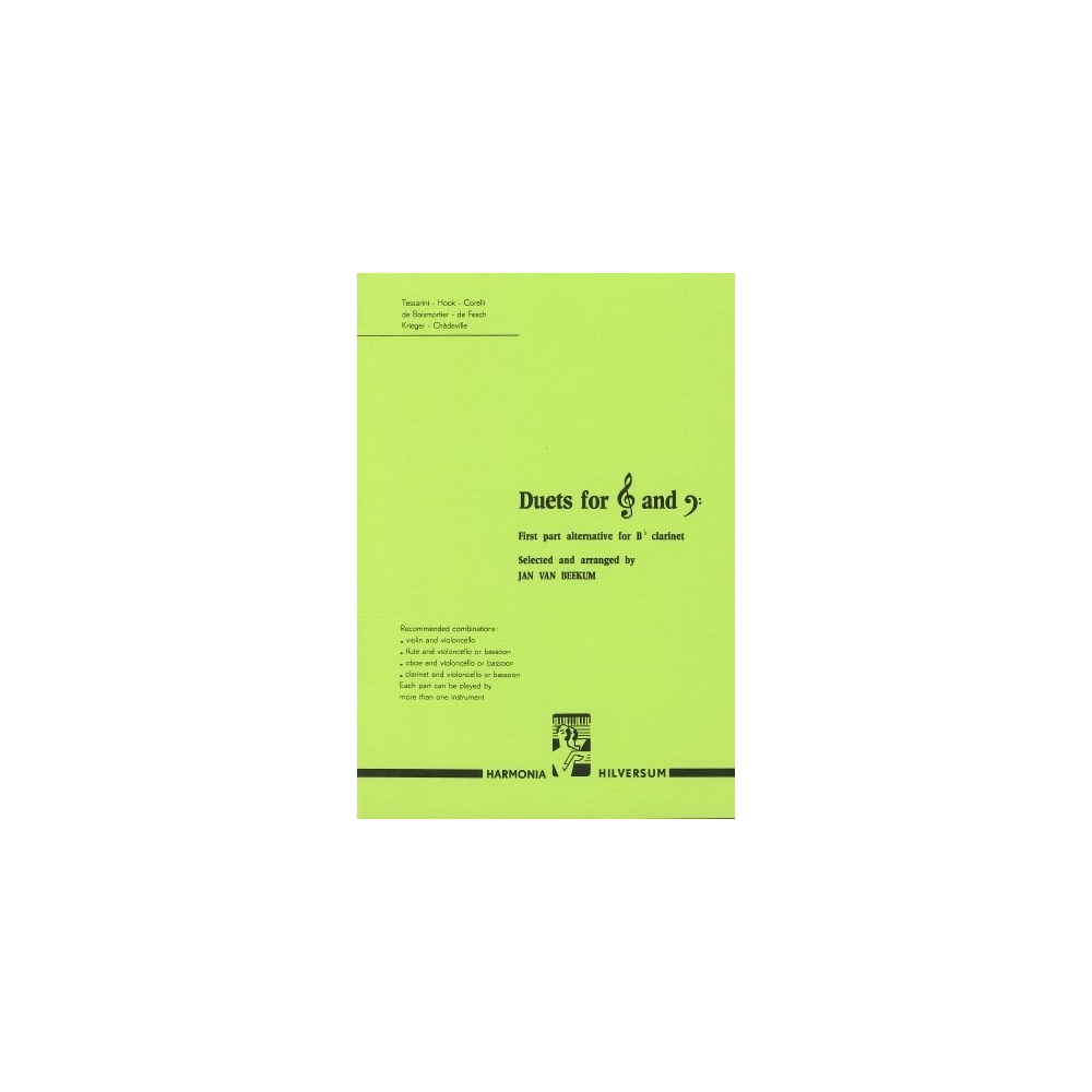 Beekum, Jan - Duets 1 for Treble and Bass Cleff