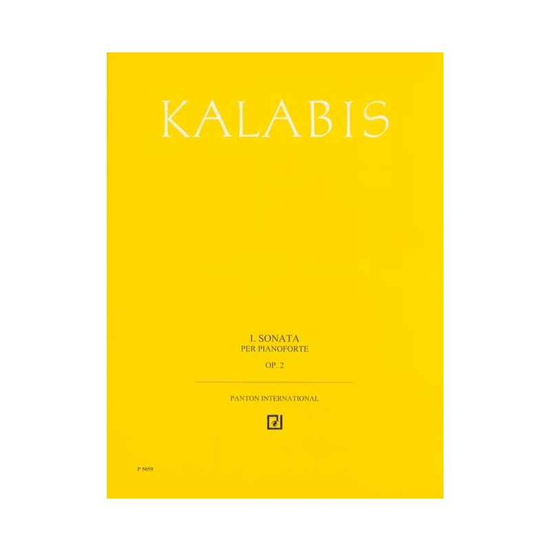 Kalabis, Viktor - 1. Piano Sonata op. 2 
