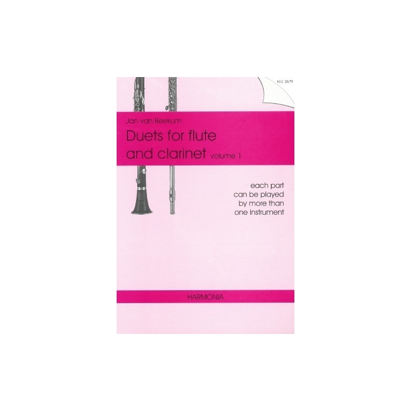 Beekum, Jan - Duets for flute and clarinet 1