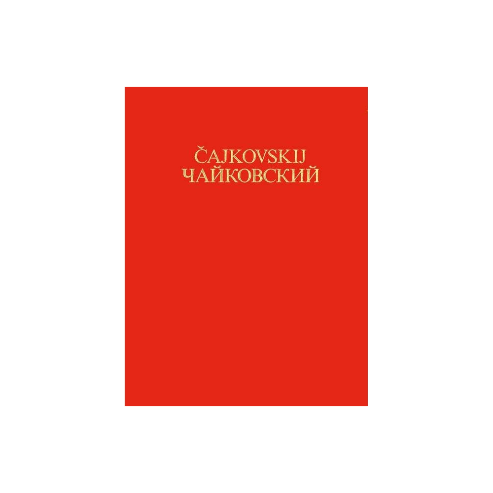Thematic and Bibliographical Catalogue of P.I. Tchaikovsky`s Works 