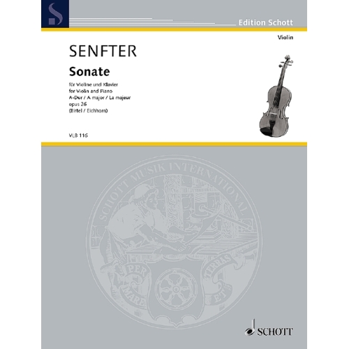 Senfter, Johanna - Sonata A major op. 26 