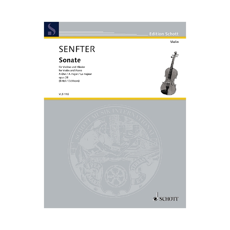 Senfter, Johanna - Sonata A major op. 26 