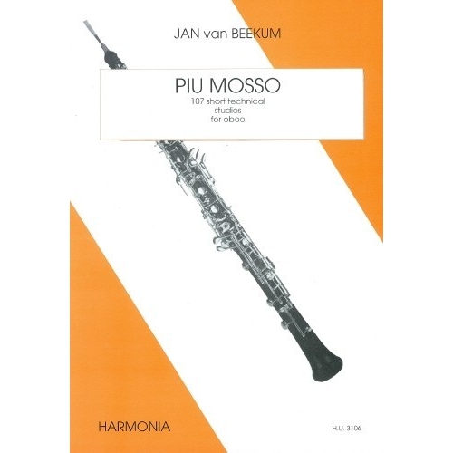 Piu Mosso - 107 Short Technical Studies for Oboe: Beekum - Jan van Beekum