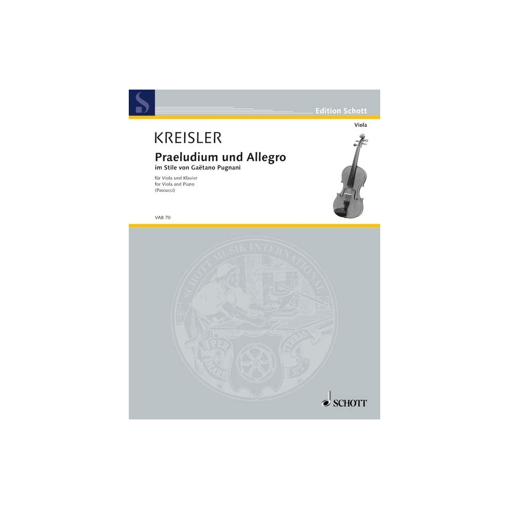 Kreisler, Fritz - Praeludium and Allegro 