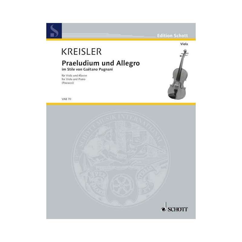 Kreisler, Fritz - Praeludium and Allegro 