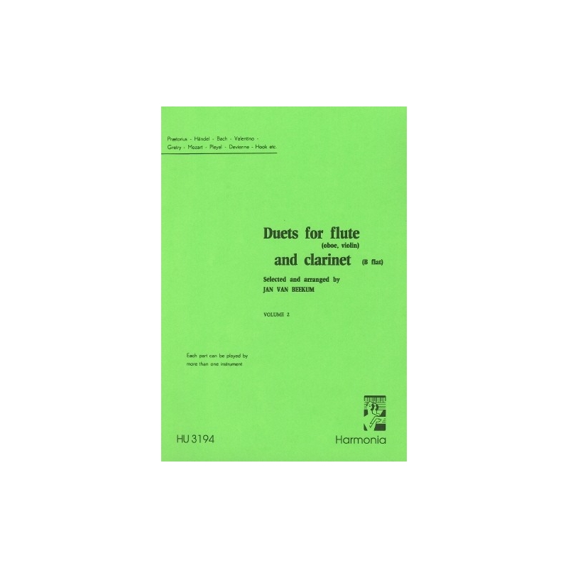 Duets for Flute and Clarinet vol. 2