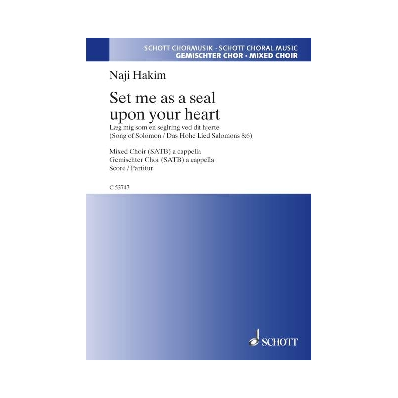 Hakim, Naji - Set me as a seal upon your heart 