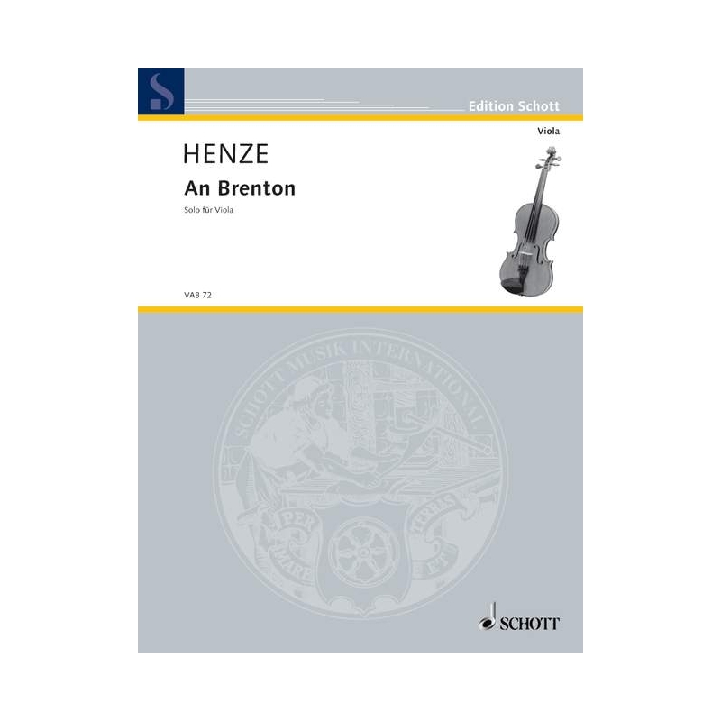 Henze, Hans Werner - An Brenton 