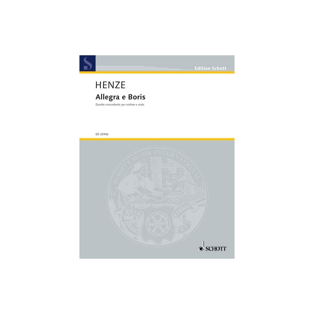Henze, Hans Werner - Allegra e Boris 
