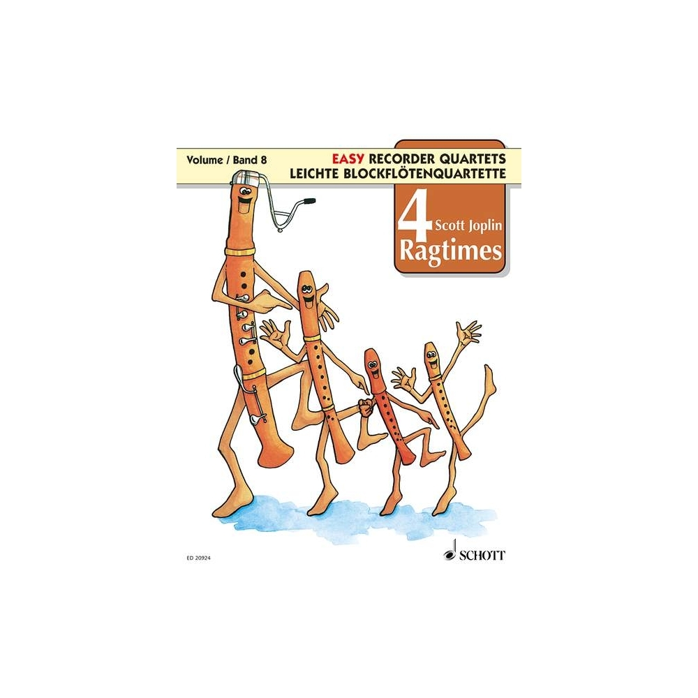 Joplin, Scott - 4 Ragtimes Vol. 8
