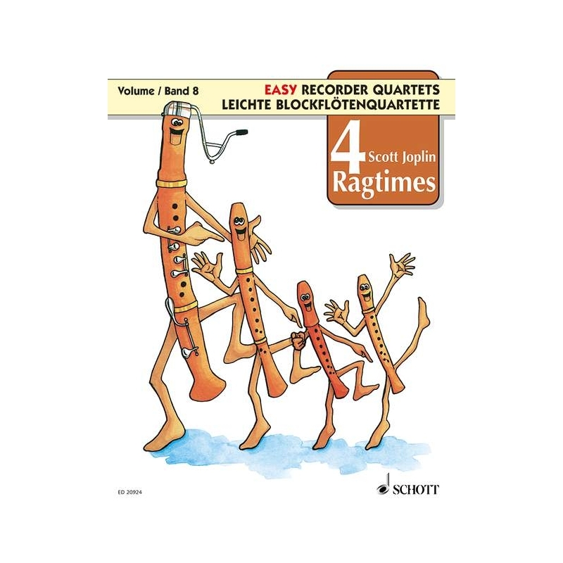 Joplin, Scott - 4 Ragtimes Vol. 8