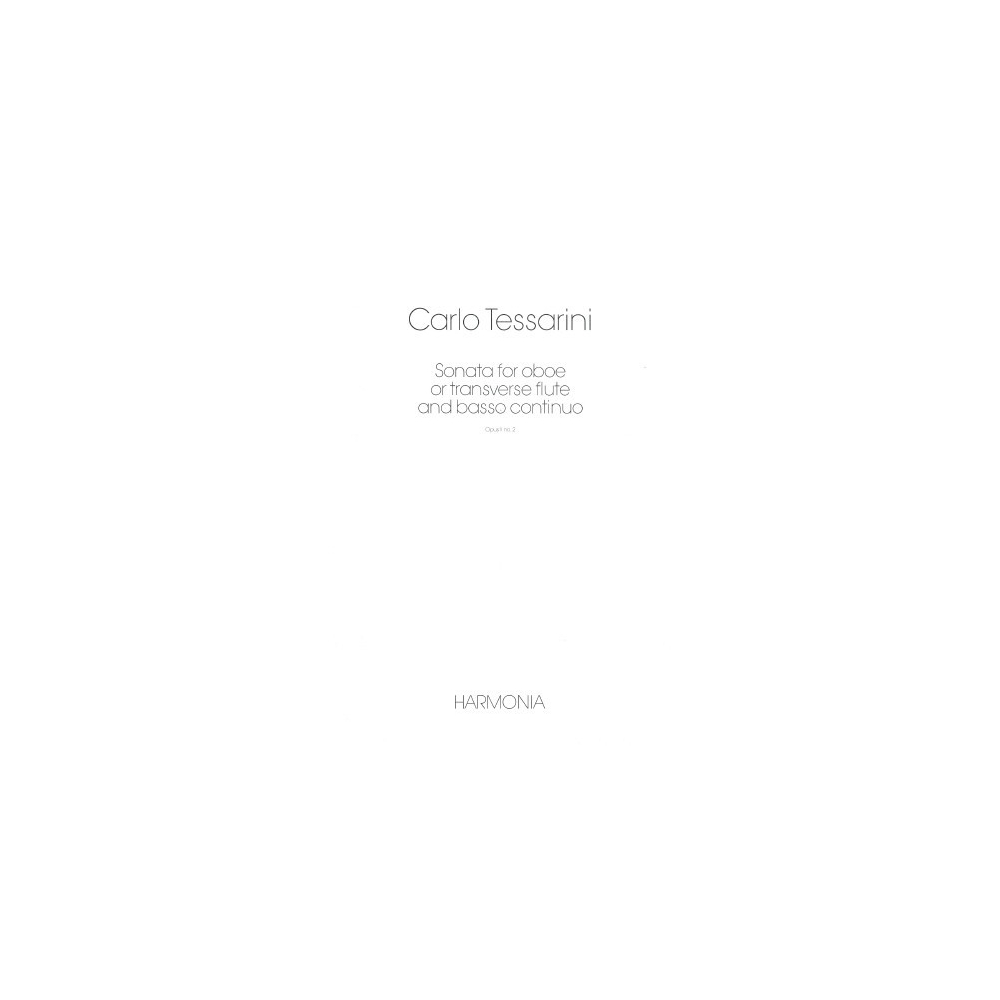 Tessarini, Carlo - Sonata for oboe Opus II no. 2