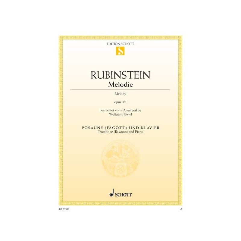 Rubinstejn, Grigorjewitsch - Melody op. 3/1 