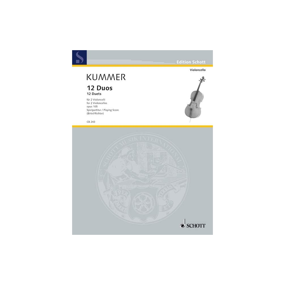 Kummer, Friedrich August - 12 Duets op. 105 